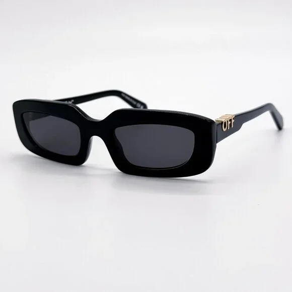 NEW OFF-WHITE OERI13C RENTON 1007 SUNGLASSES WOMEN BLACK  display picture 3